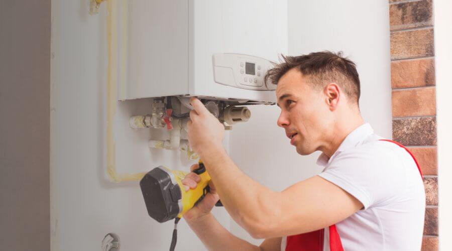 Local tankless water heater installation in Arco, MN